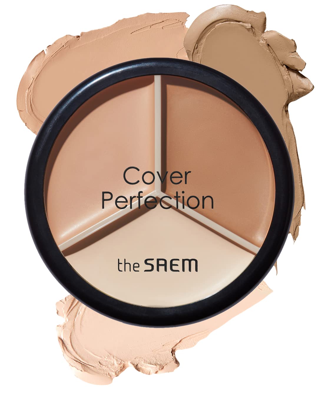 The Saem - Cover Perfection Triple Pot Concealer - #02 Contour Beige